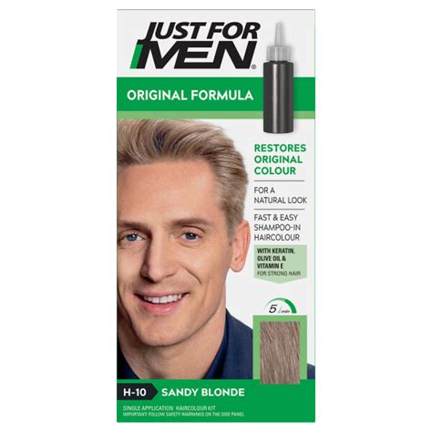 blonde just for men|just for men blond hair.